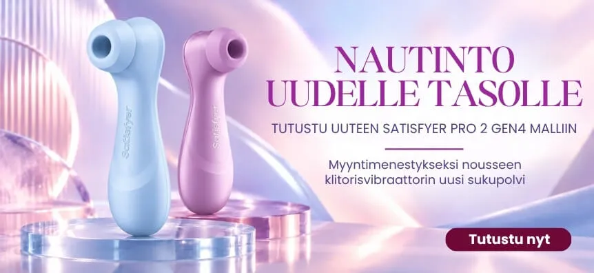 Siniset ja violetit Satisfyer Pro 2 Gen4 -klitoriskiihottimet, myydyimmän klitorisvibraattorin uusi sukupolvi | Lovesexshop.fi sex shop