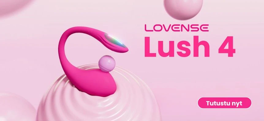 LOVENSE Lush 4 - älykäs vibraattoripallo (pinkki) - Lovesexshop.fi sex shop