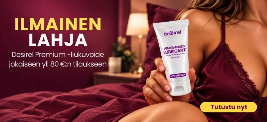 Ilmainen Desirel-liukuvoide tilaukseesi | Seksikauppa Lovesexshop.fi