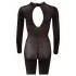 NO:XQSE - seksikäs catsuit - verkkokangas - musta - XL/XXL