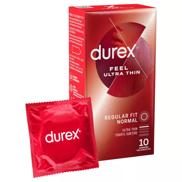Durex - ohut kondomi - ultraohut, luonnollinen tunne - 10 kpl