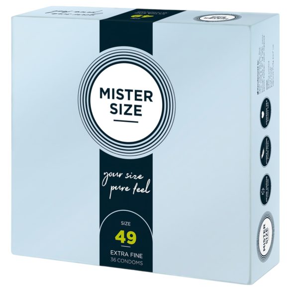 Mister Size ohut kondomi - 49mm (36 kpl)