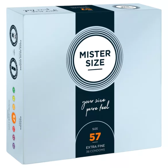 Mister Size - ohut kondomi 57mm - 36 kpl