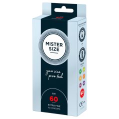 Mister Size - ohut kondomi - 60 mm - 10 kpl