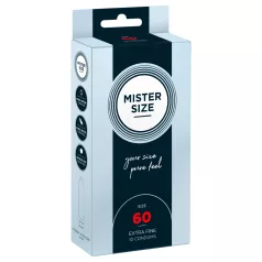 Mister Size - ohut kondomi - 60 mm - 10 kpl