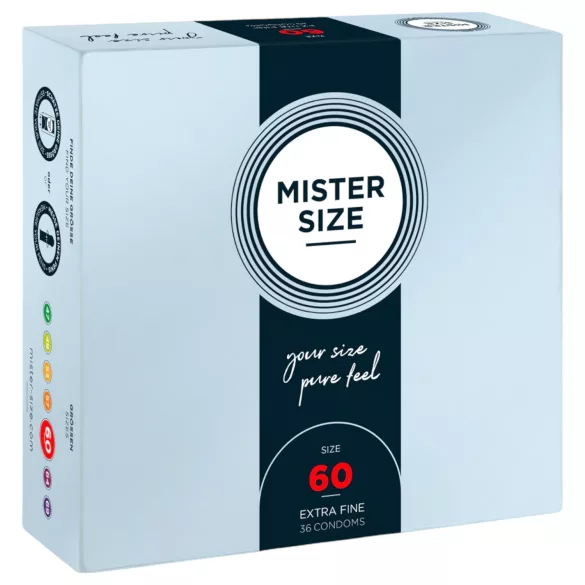 Mister Size - ohut kondomi - 60 mm - 36 kpl