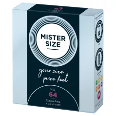 Mister Size - ohut kondomi - 64 mm - 3 kpl