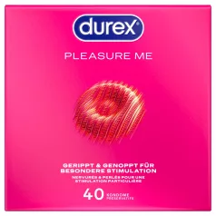 Durex - Pleasure Me kondomi (40 kpl)