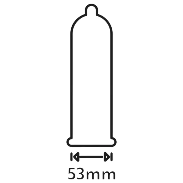 Secura Extra Fun - pilkullinen kondomi - 53mm - 12 kpl