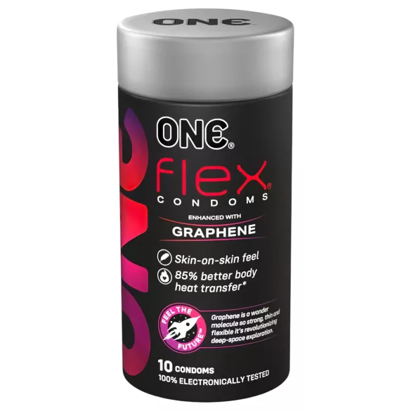 ONE Flex - kondomi - grafeenimateriaali - 12 kpl