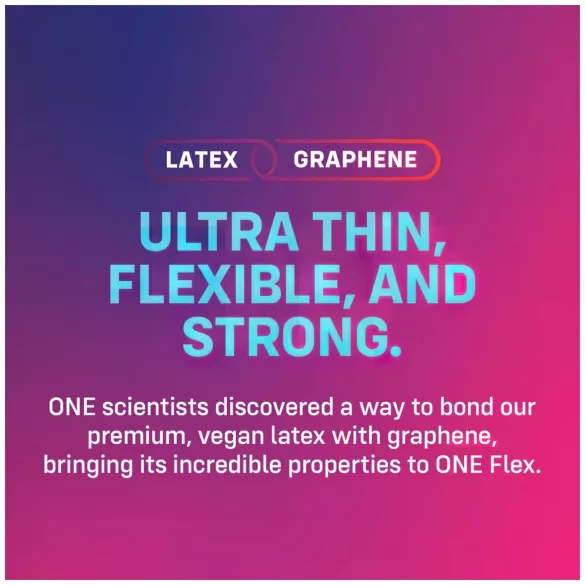 ONE Flex - kondomi - grafeenimateriaali - 12 kpl