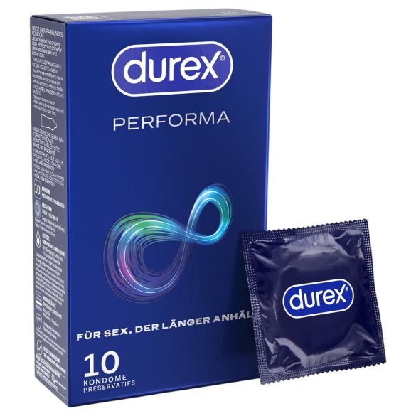 Durex Performa - viivästyttävä kondomi - 10 kpl