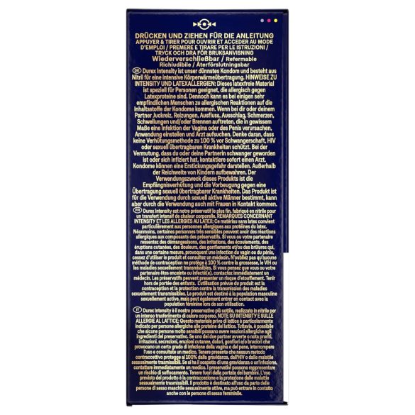 Durex Intensity - ohut lateksiton kondomi 20 kpl