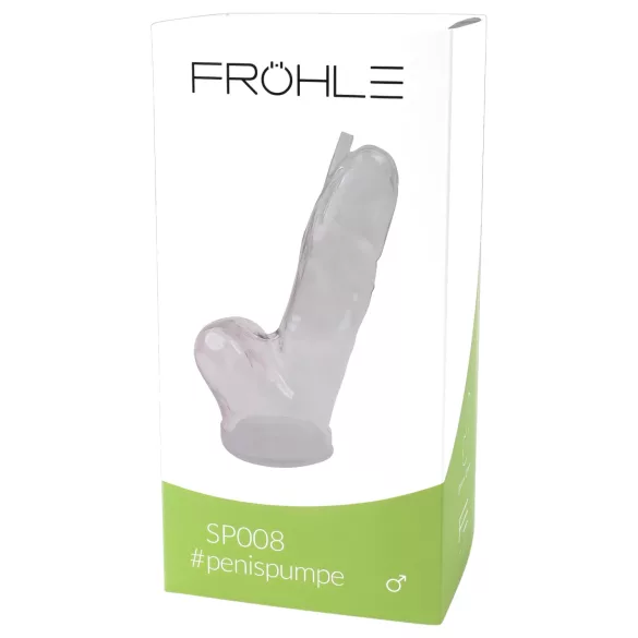 Fröhle - penispumppu vaihtosäiliö 21 cm - lääkinnällinen anatomiaputki
