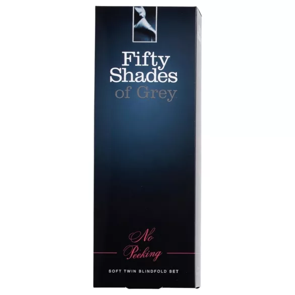 Fifty Shades of Grey - Silmämaski ja käsiraudat - harmaa setti