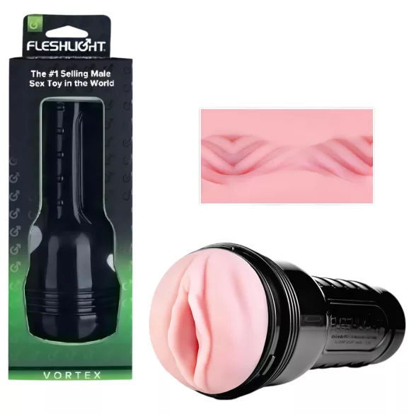 Fleshlight Pink Lady - tekopillu - pyörteinen sisus - vaaleanpunainen