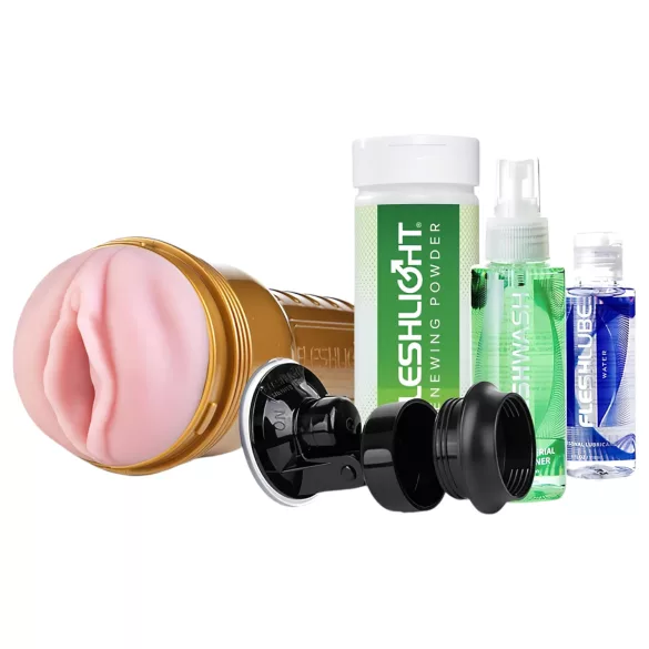 Fleshlight - Stamina Training Unit - masturbaattorisetti, 5 osaa