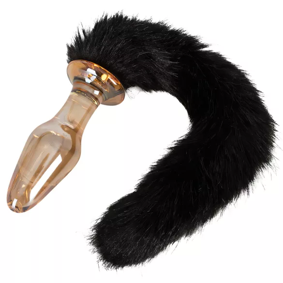 You2Toys - lasinen anustappi kissanhännällä