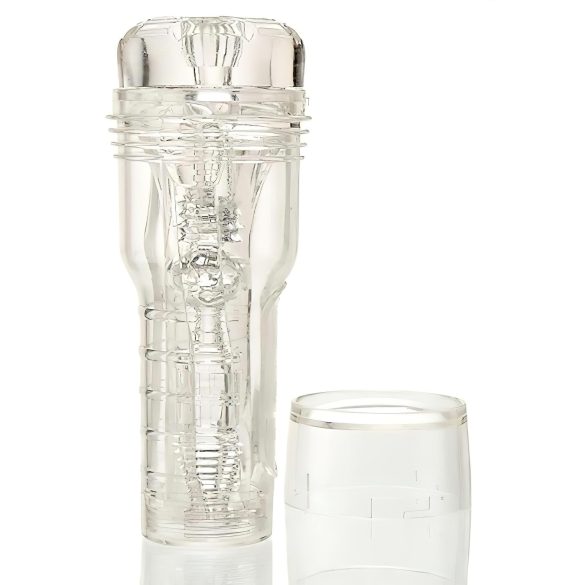 Fleshlight GO Torque - pieni vagina-masturbaattori - läpinäkyvä