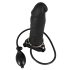 You2Toys - Täytettävä Strap-On - ontto silikonidildo (musta)