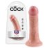 King Cock 6 dildon (15 cm) - luonnollinen