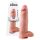 King Cock 12 tuman suuri dildo (30 cm) - luonnollinen