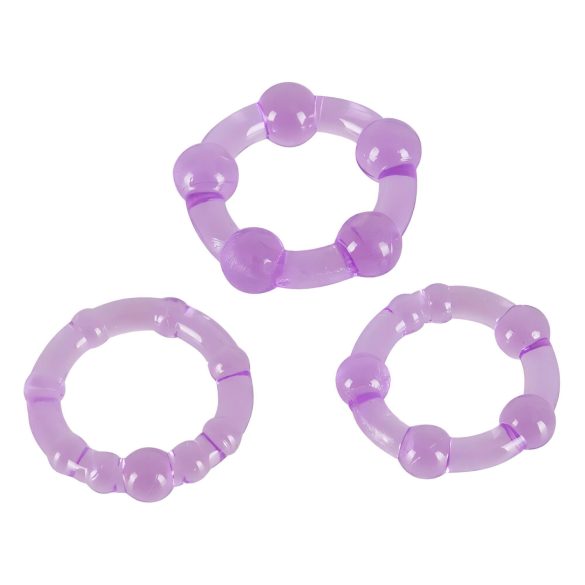 You2Toys - Ole kova! penisrengassetti - violetti (3 kpl)