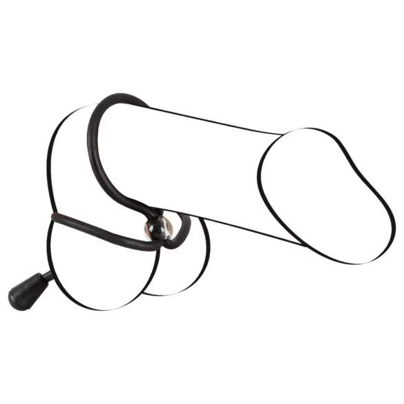 Bad Kitty - penis- ja kivestenrengas - silikoni - musta