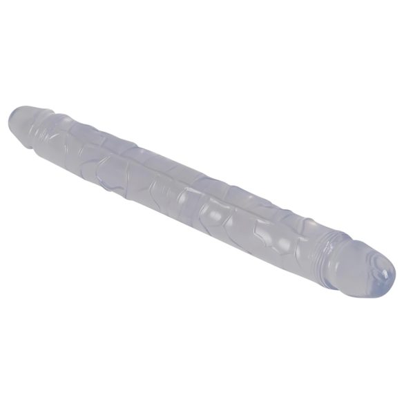 Kristallidildo, kaksipäinen (34cm)