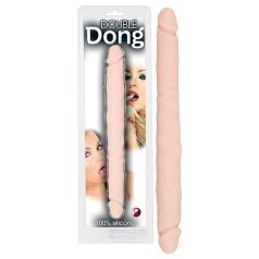You2Toys - tupladildo - silikoni - luonnollinen väri