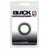 Black Velvets - paksu penisrengas 2,6 cm - musta
