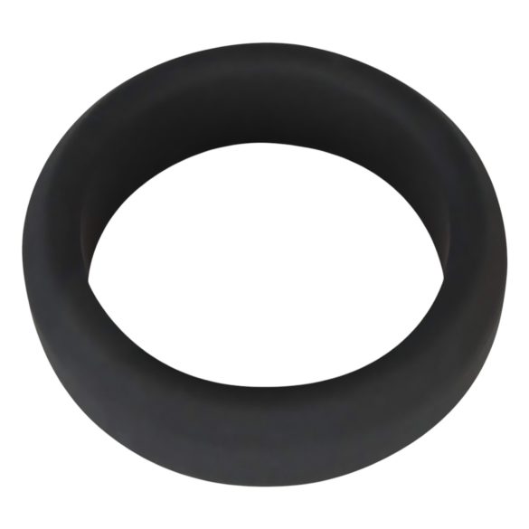 Musta sametti - paksu penisrengas (3,8cm) - musta