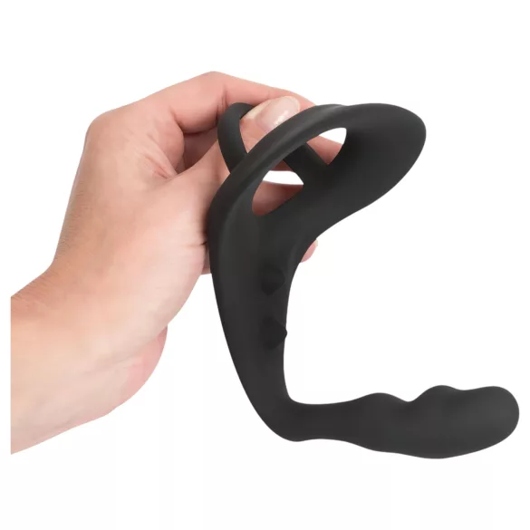 Black Velvets - anustappi penis- ja kivestrenkalla - musta