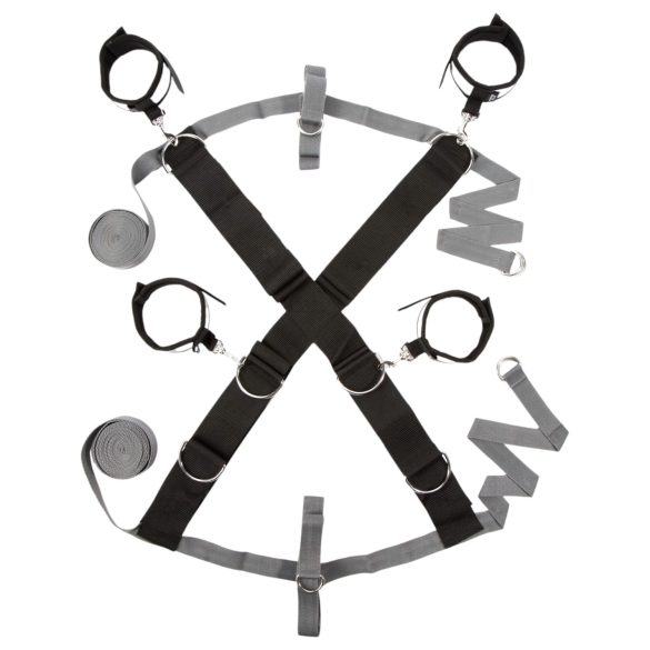 Fifty Shades of Grey - bondage-setti - täydellinen setti - harmaa