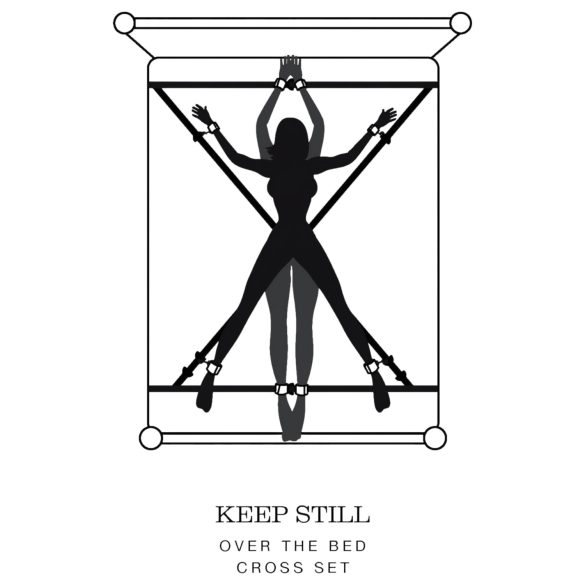 Fifty Shades of Grey - bondage-setti - täydellinen setti - harmaa