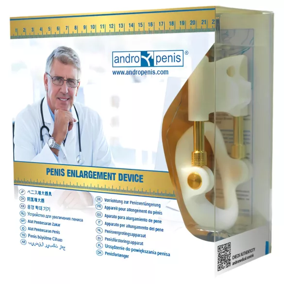AndroPenis Gold - peniksen pidennyslaite - kullanvärinen