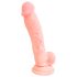 Medical - Lääketieteellinen silikoni dildo (18 cm) - luonnollinen