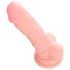 Medical - Lääketieteellinen silikoni dildo (18 cm) - luonnollinen