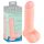 Medical - suora lääketieteellinen silikonidildo (20 cm) - luonnollinen