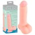 Medical - suora lääketieteellinen silikonidildo (20 cm) - luonnollinen