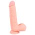 Medical - suora lääketieteellinen silikonidildo (20 cm) - luonnollinen