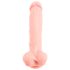 Medical - Lääketieteellinen silikoni dildo (24 cm) - luonnollinen