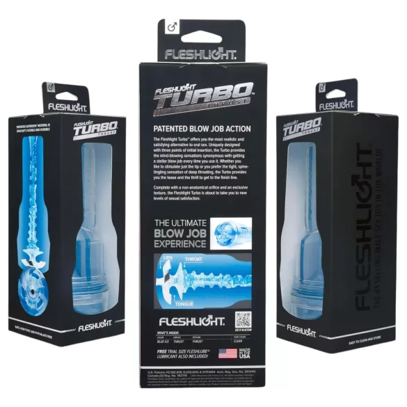 Fleshlight Turbo Thrust - imukuppimasturbaattori - sininen