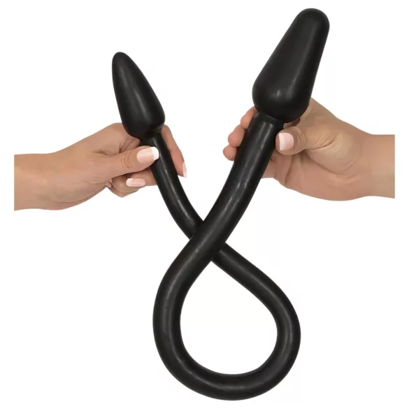 Rebel Double Plug - tuplakäpylä anaaliplugi (musta)