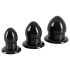 You2Toys - Joustava tulppasarja - anustappisarja - 3 kpl (musta)