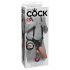 King Cock Strap-on 12 - kiinnitettävä dildo valjailla (30cm)