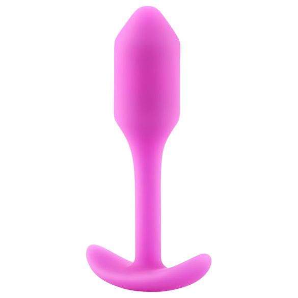 b-vibe Snug Plug 1 - pinkki anaalitappi sisäisellä painolla (55g)