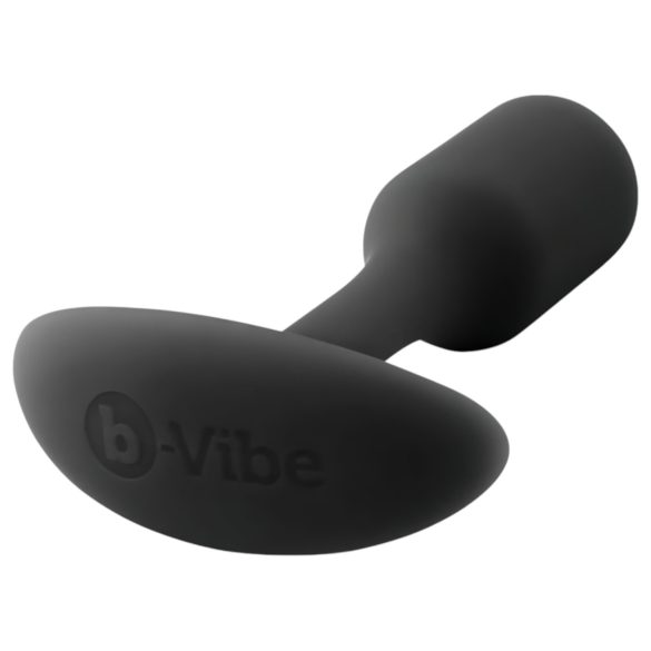 b-vibe Snug Plug 1 - anustappi sisäpainolla (55g) - musta