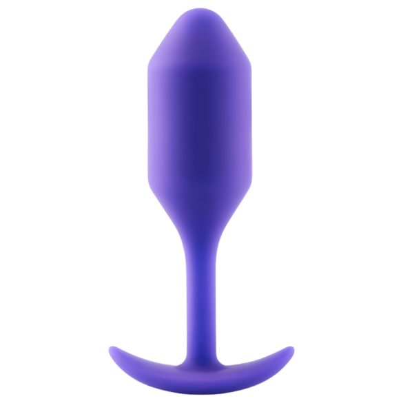 b-vibe Snug Plug 2 - anustappi kahdella kuulalla 114g - lila