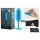 b-vibe Snug Plug 3 - kaksoiskuulainen anustappi (180g) - sininen